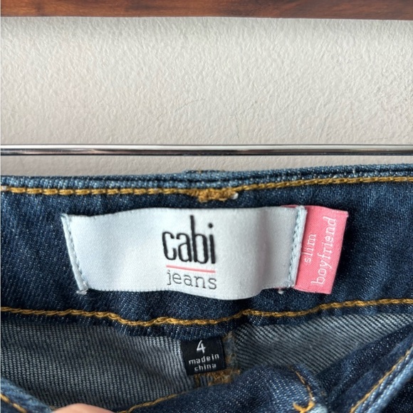 Cabi Slim Boyfriend blue jeans size 4 - Picture 4 of 6